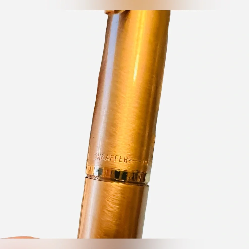 Vintage Sheaffer Fountain Pen, Ballpoint Pen & Pencil 14kt Gold Filled Set